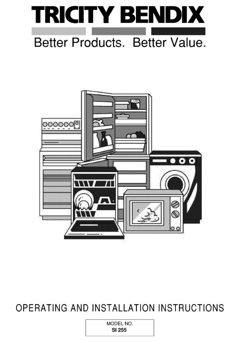 Tricity Bendix U020006 SI 255 User manual Tricity Bendix U020006 SI 255 User manual