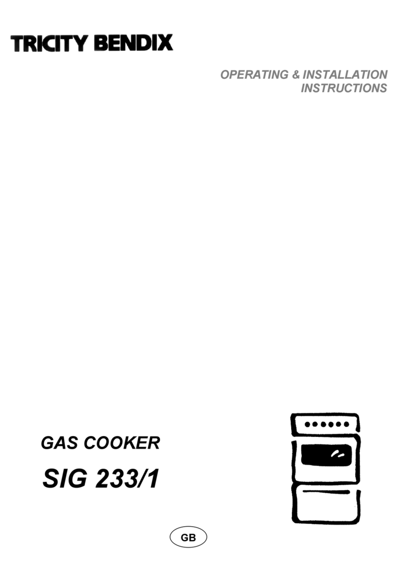 Tricity Bendix SIG 233/1 Product guide