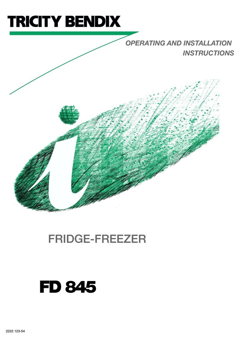 Tricity Bendix FD 845 S User manual