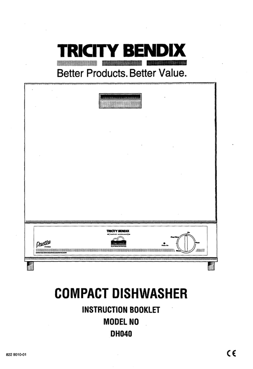 Tricity Bendix DH040 Instruction booklet