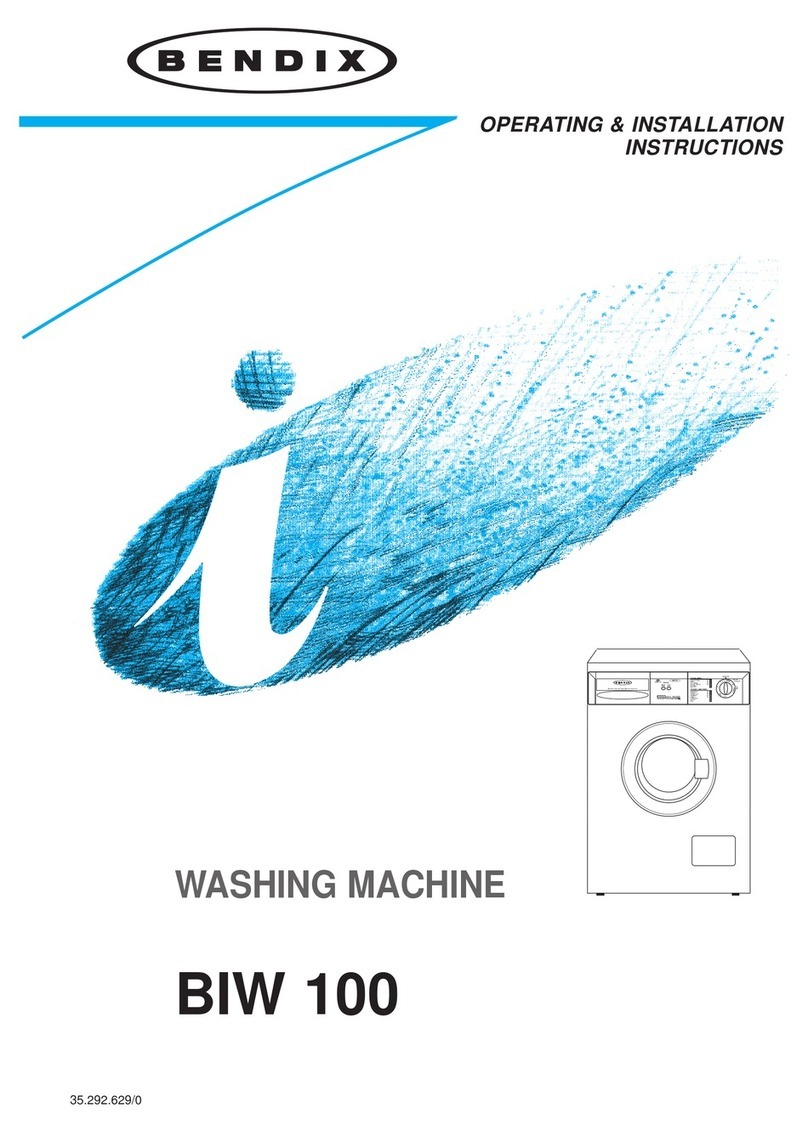 BENDIX BIW 100 User manual