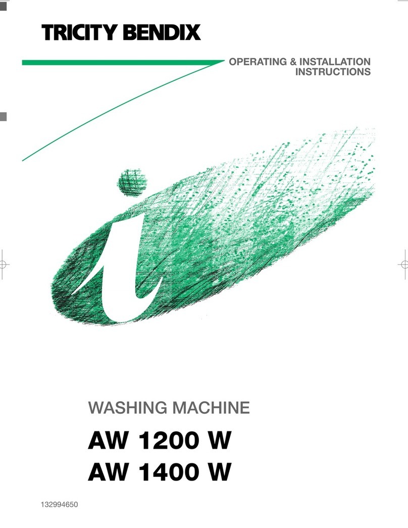 Tricity Bendix AW 1200 W Product guide