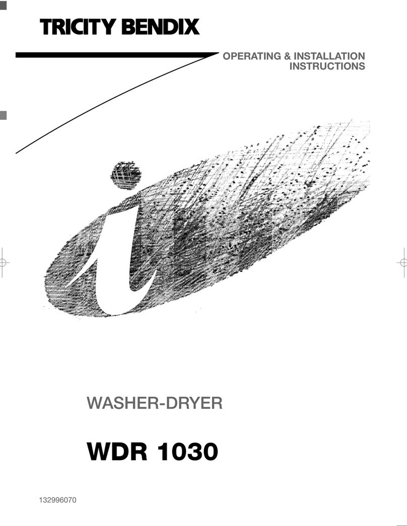 Tricity Bendix WDR 1030 User manual