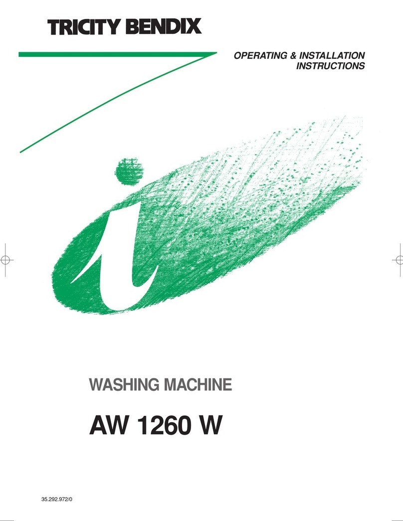 Tricity Bendix AW 1260 W User manual