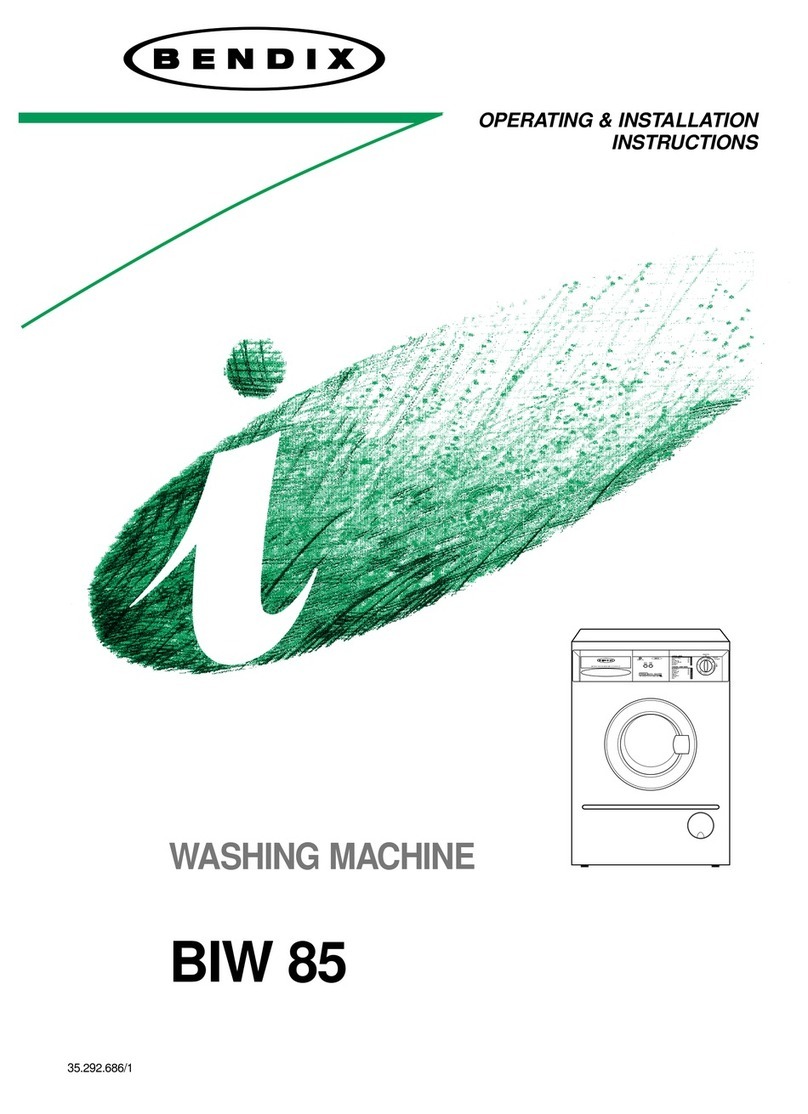 BENDIX BIW 85 User manual