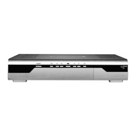 Triax SR 322 User manual Triax SR 322 User manual