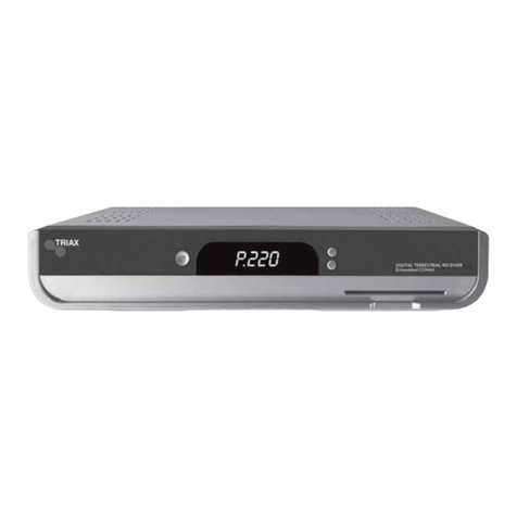 Triax TR 305 User manual