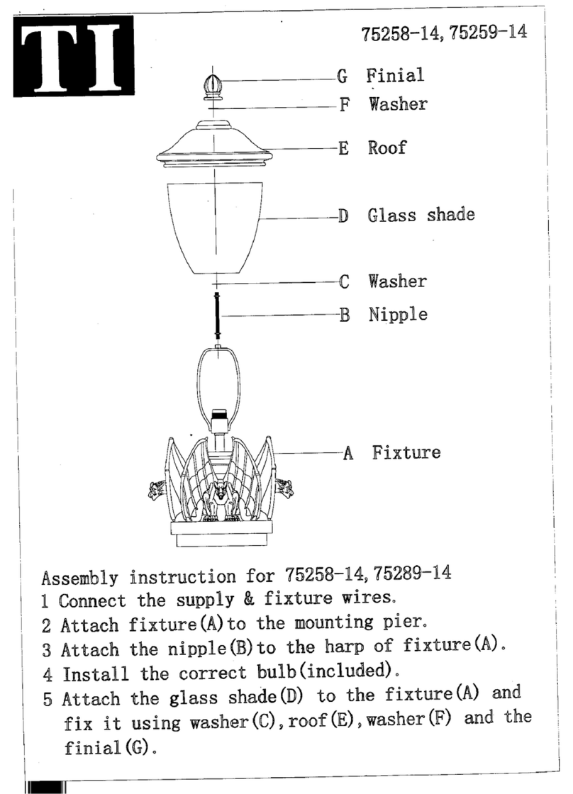 Triarch Indoor Lighting 75258-14 User manual
