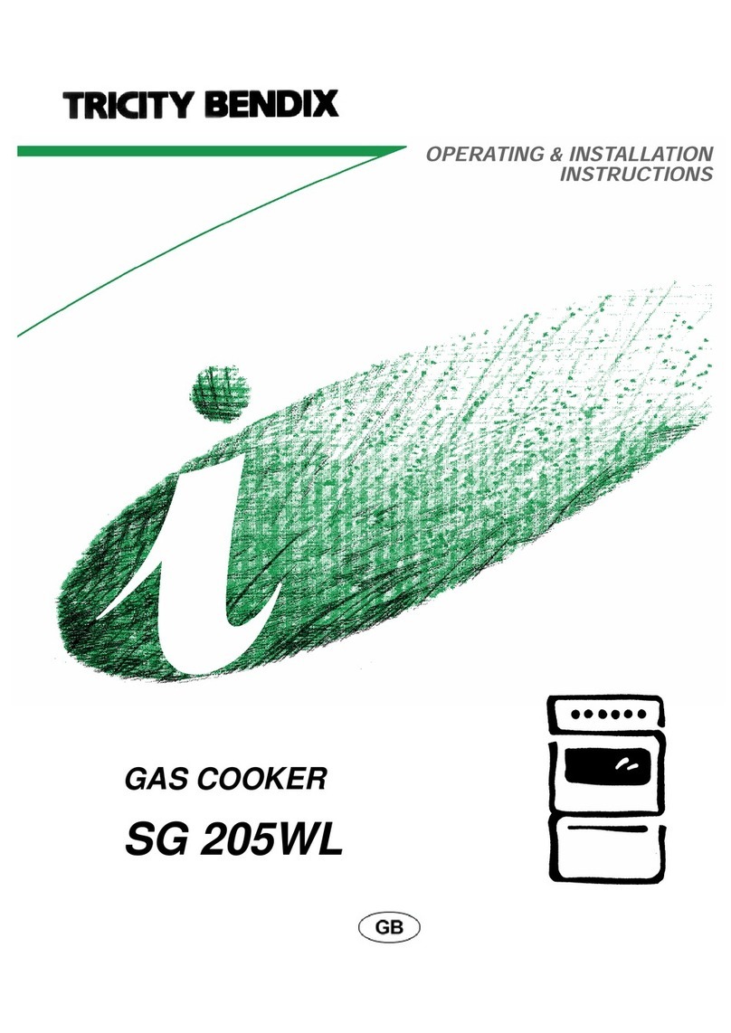 Tricity Bendix SG 205WL User manual Tricity Bendix SG 205WL User manual