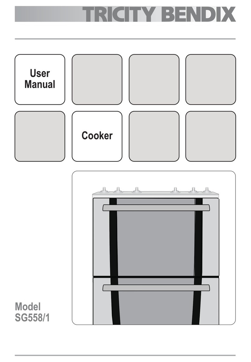 Tricity Bendix U30395 SG558/1 User manual Tricity Bendix U30395 SG558/1 User manual