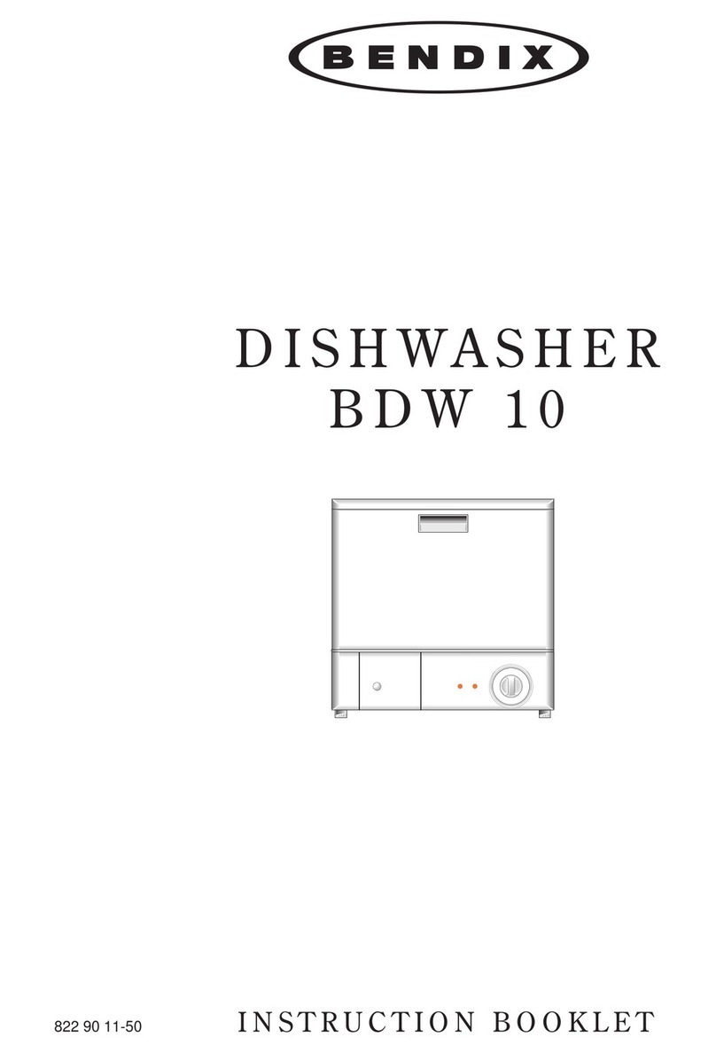 BENDIX BDW 10 Instruction booklet