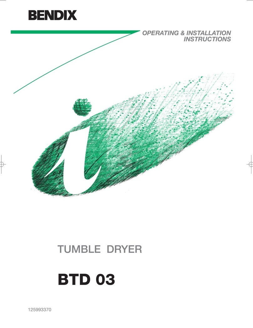 BENDIX BTD 03 Operating & installation instructions