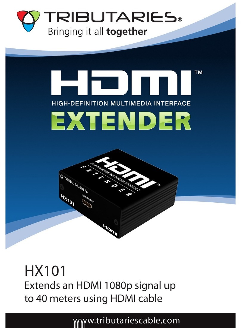Tributaries HDMI HX101 instruction manual