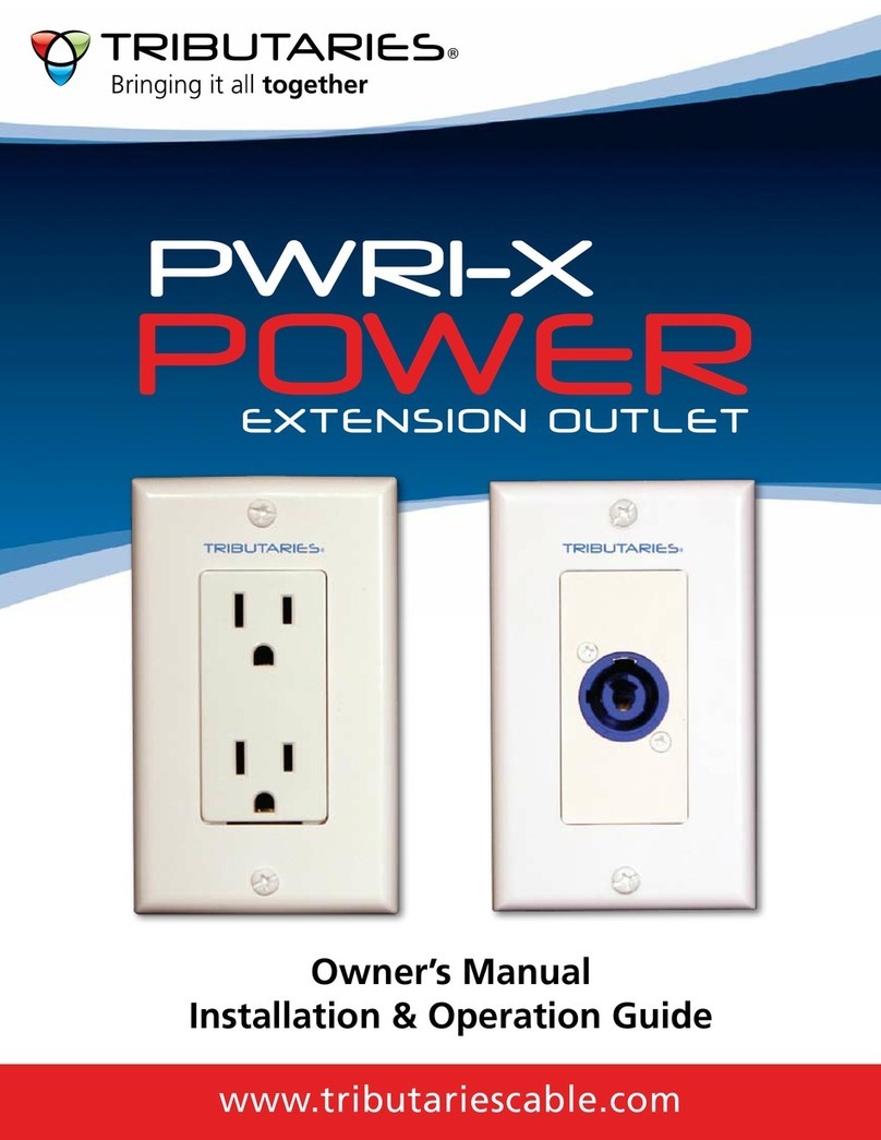 Tributaries PWRI-X Installation & operation guide