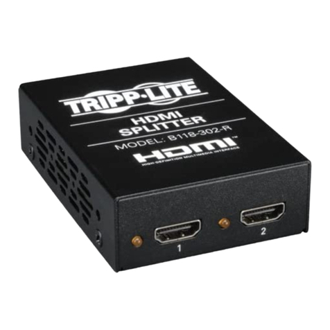 Tripp Lite B118-302-R User manual