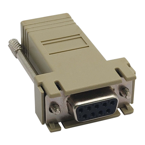 Tripp Lite DB9F-RJ45 User manual Tripp Lite DB9F-RJ45 User manual