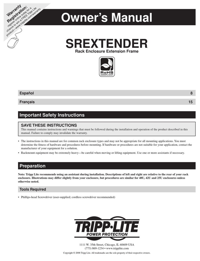 Tripp Lite SREXTENDER User manual