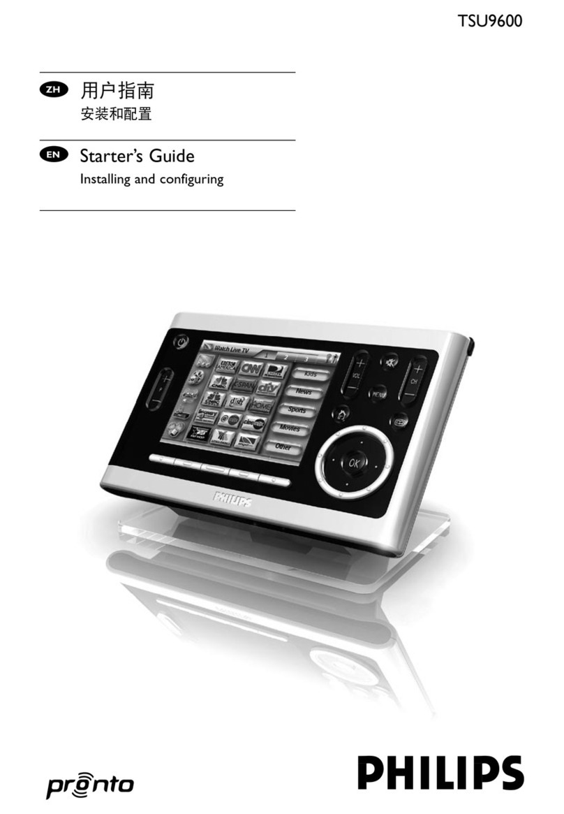 Philips TSU9600/93 Starter Guide