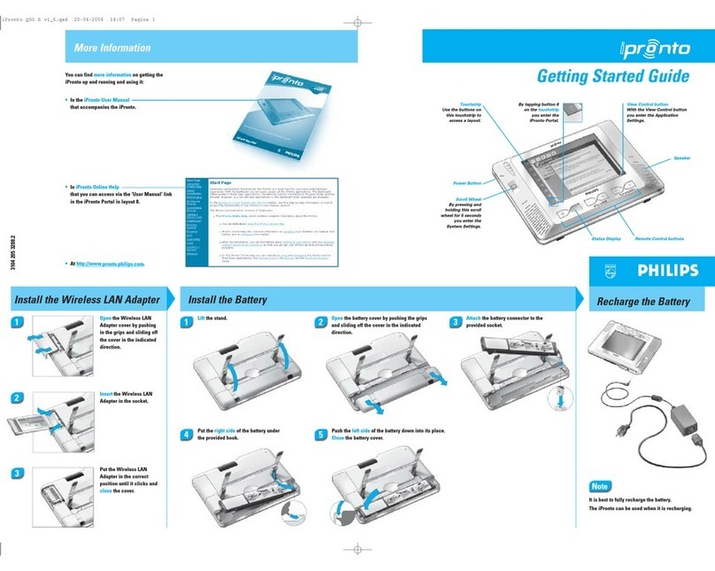 Philips SBCRU1000/05 User manual