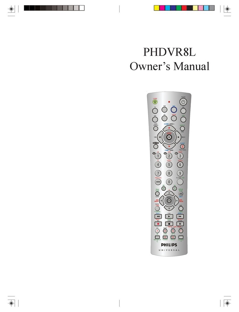 Philips US2-PDVR8 owner's manual