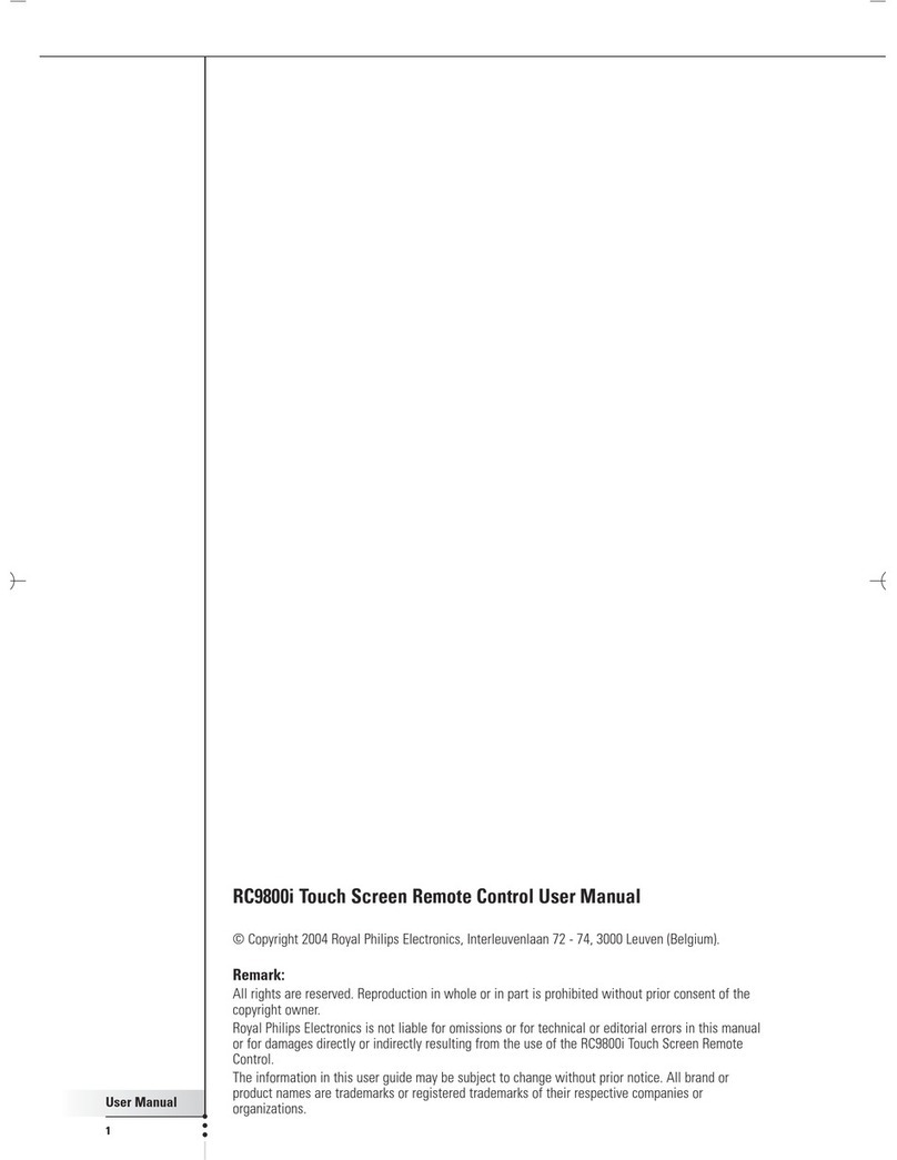 Philips RC9800I/05 User manual