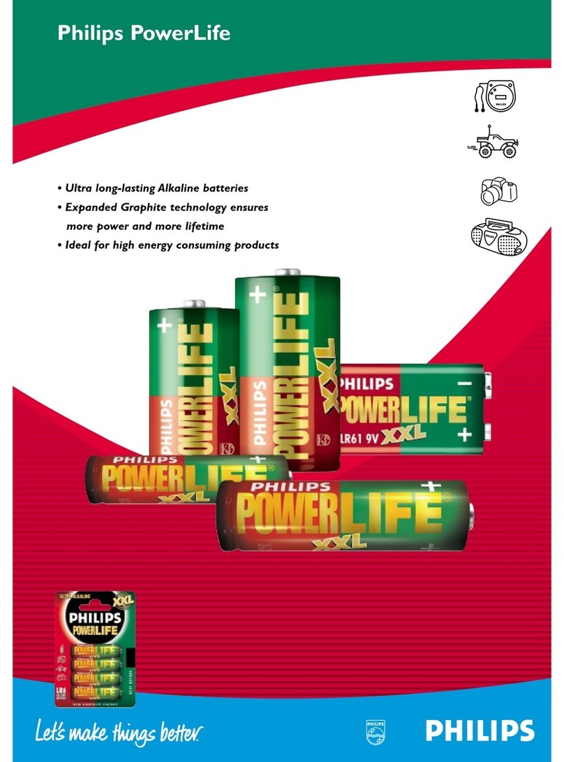 Philips PowerLife LR20-P2/00B User manual Philips PowerLife LR20-P2/00B User manual