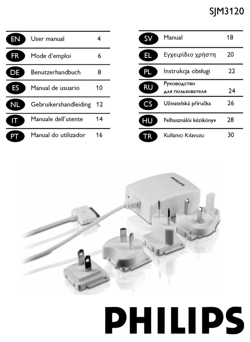 Philips SJM3120/10 user manual