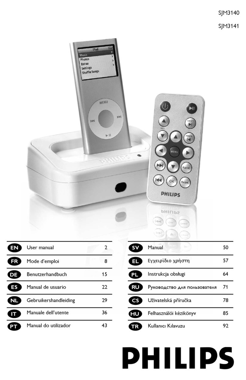 Philips SJM3140/05 User manual