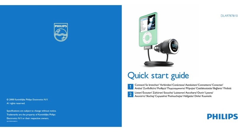 Philips DLA97878/10 quick start guide