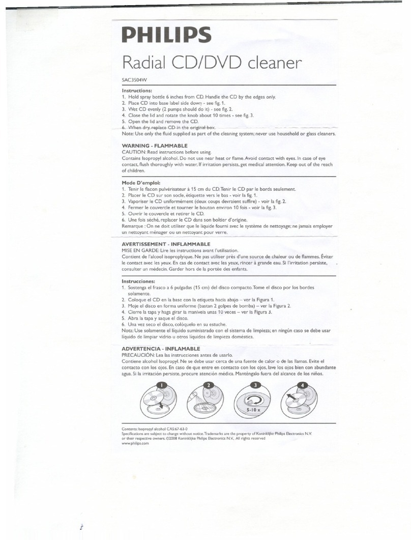 Philips SAC3504W/27 user manual
