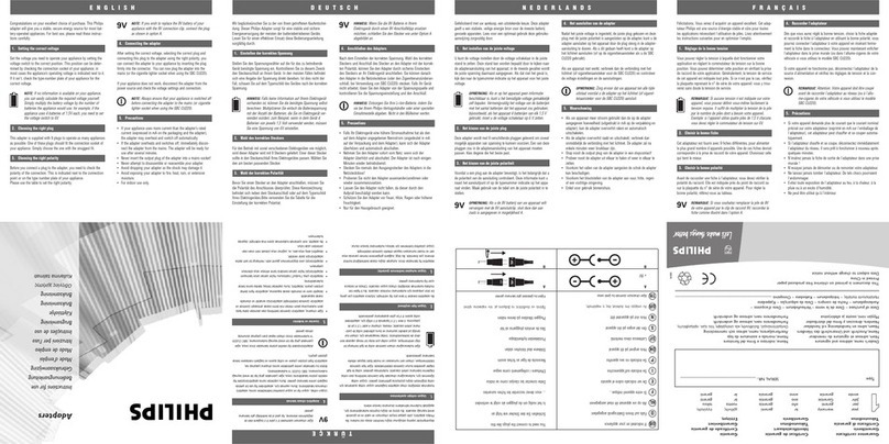 Philips SBCCU220/00 Instructions for use