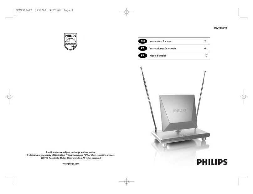 Philips SDV2510/27 Instructions for use