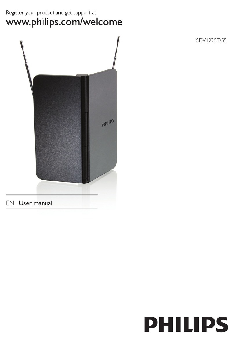 Philips SDV1225T/55 user manual