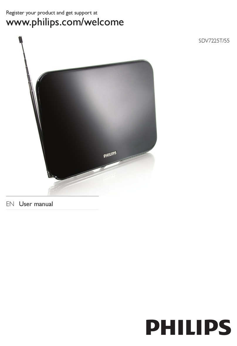 Philips SDV7225T/55 User manual