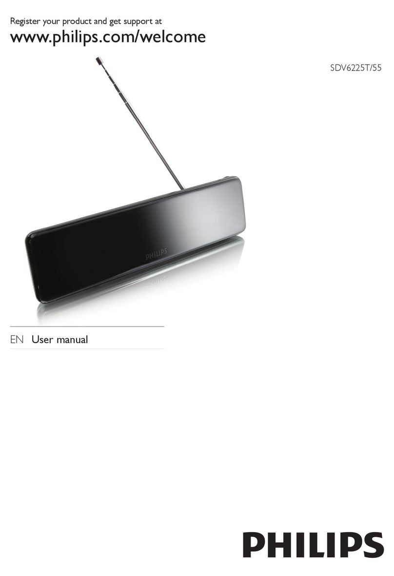 Philips SDV6225T/55 User manual