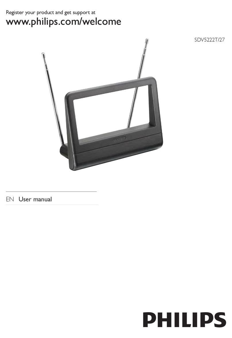 Philips SDV5222T/27 User manual