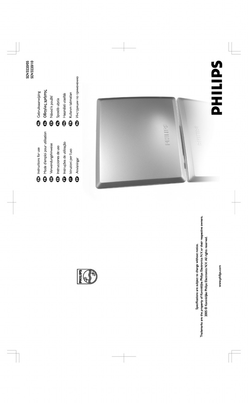Philips SDV3220/05 User manual