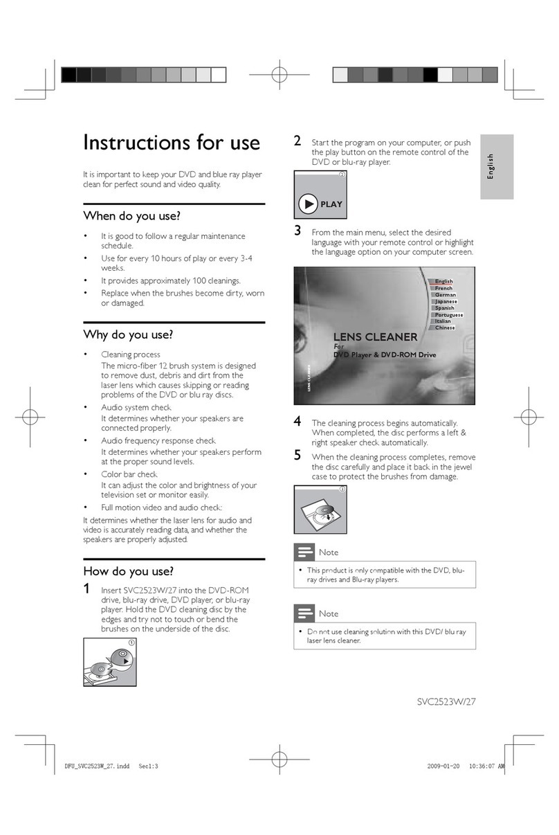 Philips SVC2523W/27 User manual