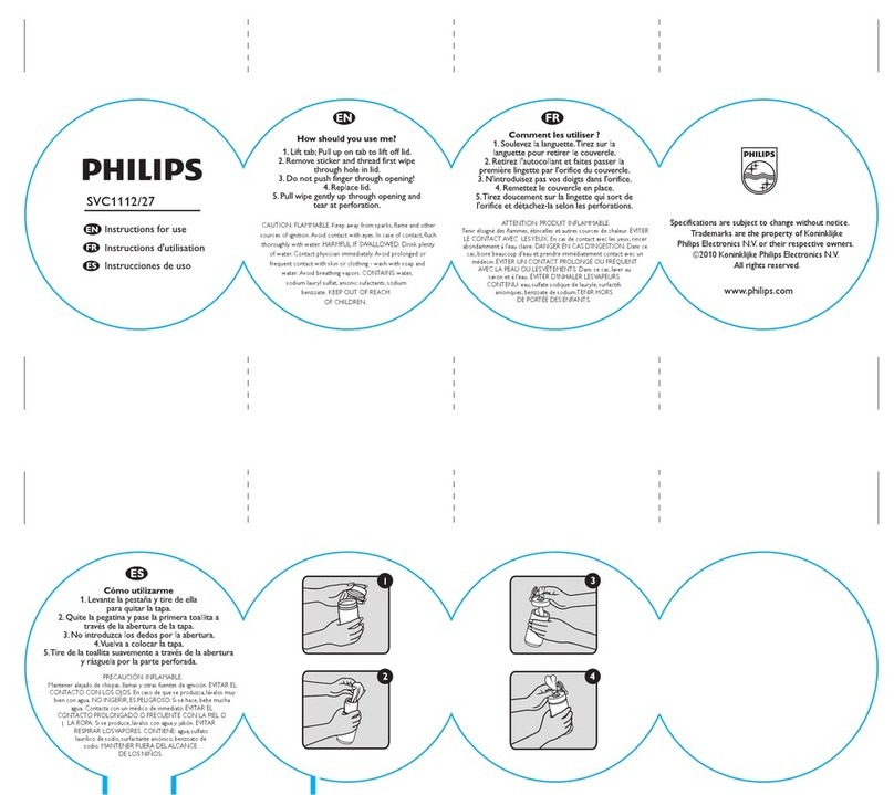 Philips SVC1112/27 User manual