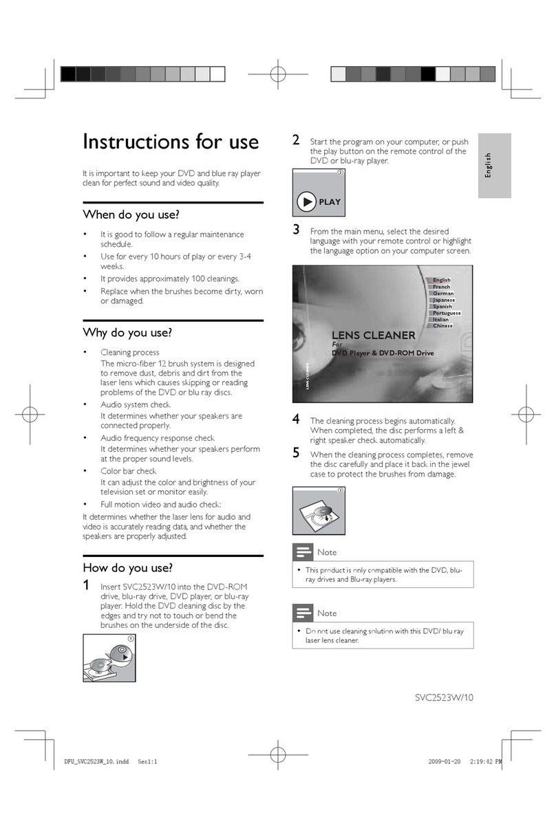 Philips SVC2523W/10 Instructions for use