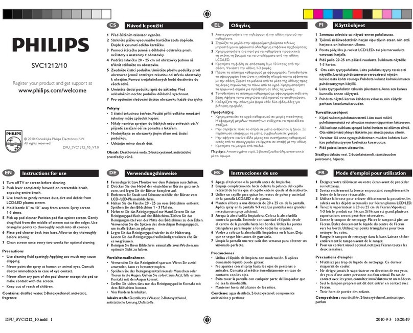 Philips SVC1212/10 Instructions for use