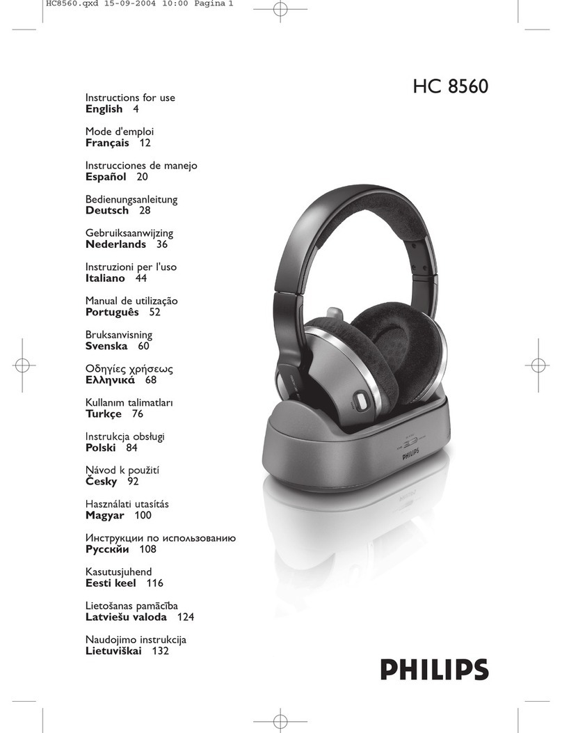 Philips SBCHC8560/05 Instructions for use