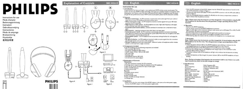 Philips SBCHC610/00 User manual