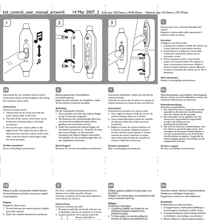 Philips SHK1030/27 User manual