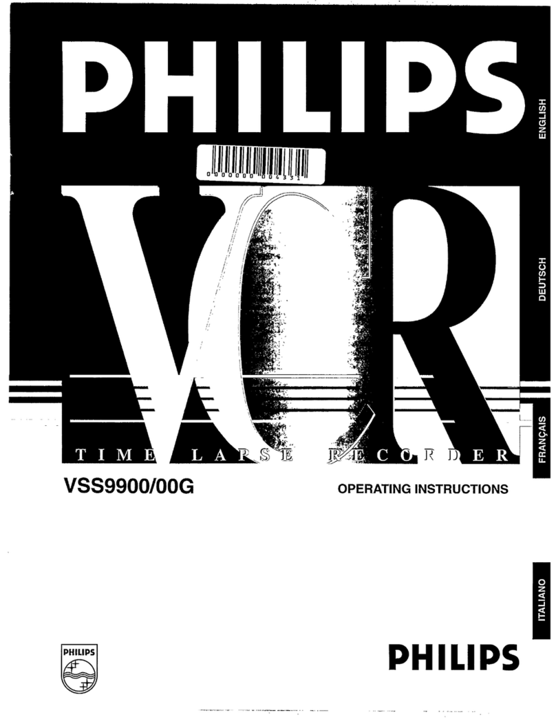 Philips VSS9900/00G User manual