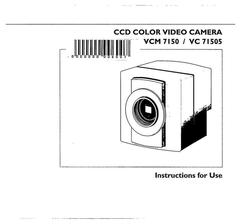 Philips VCM7150/00T User manual