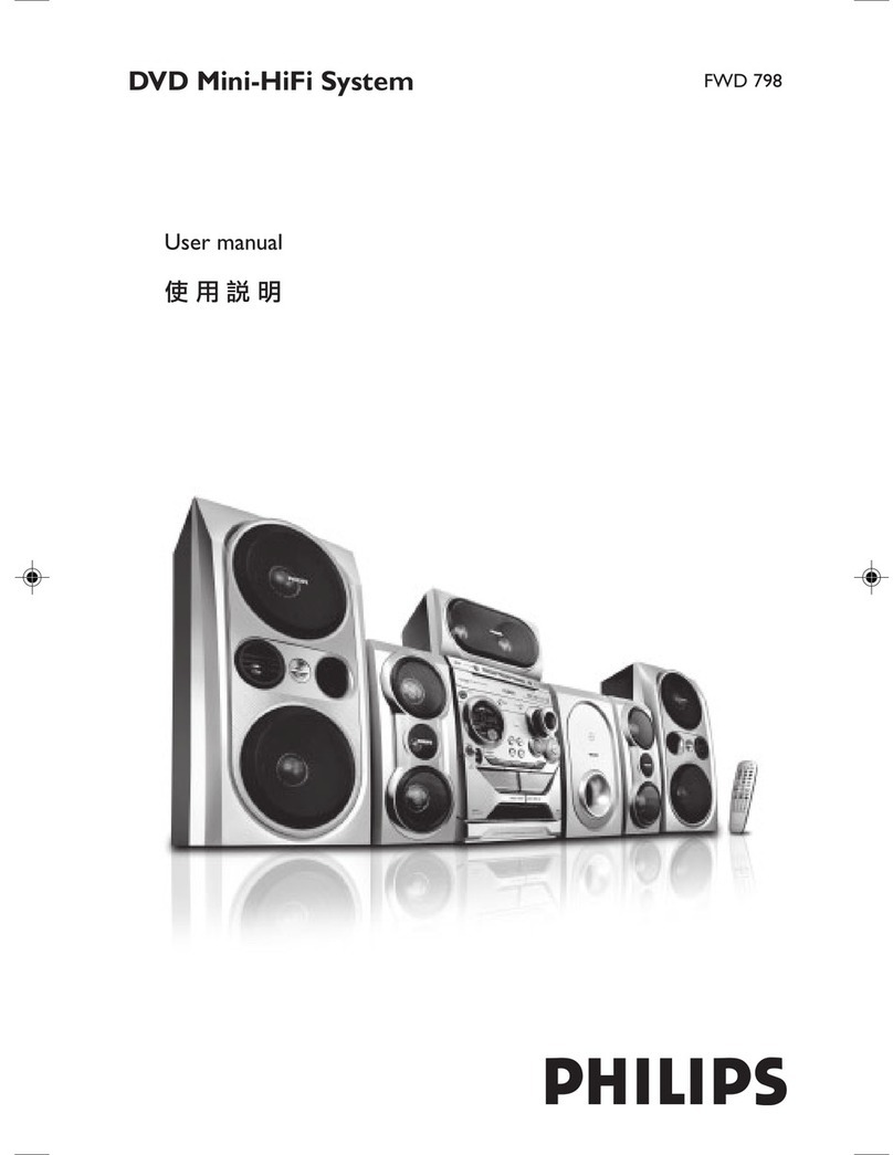 Philips FWD798/98 User manual