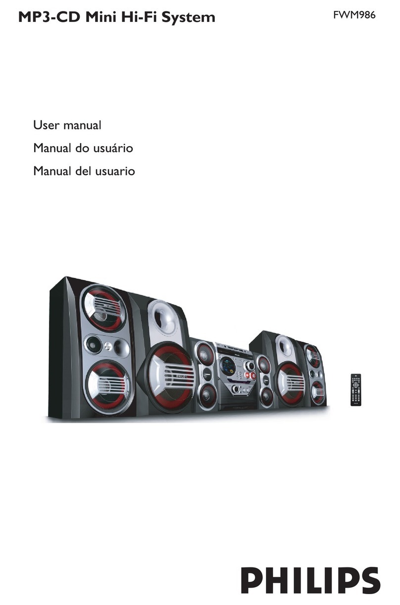Philips FWM986/55 user manual