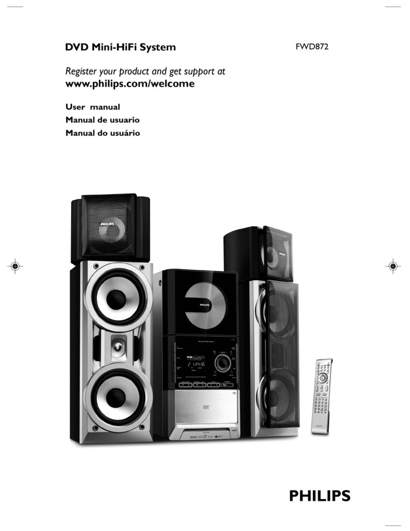 Philips FWD872/55 User manual