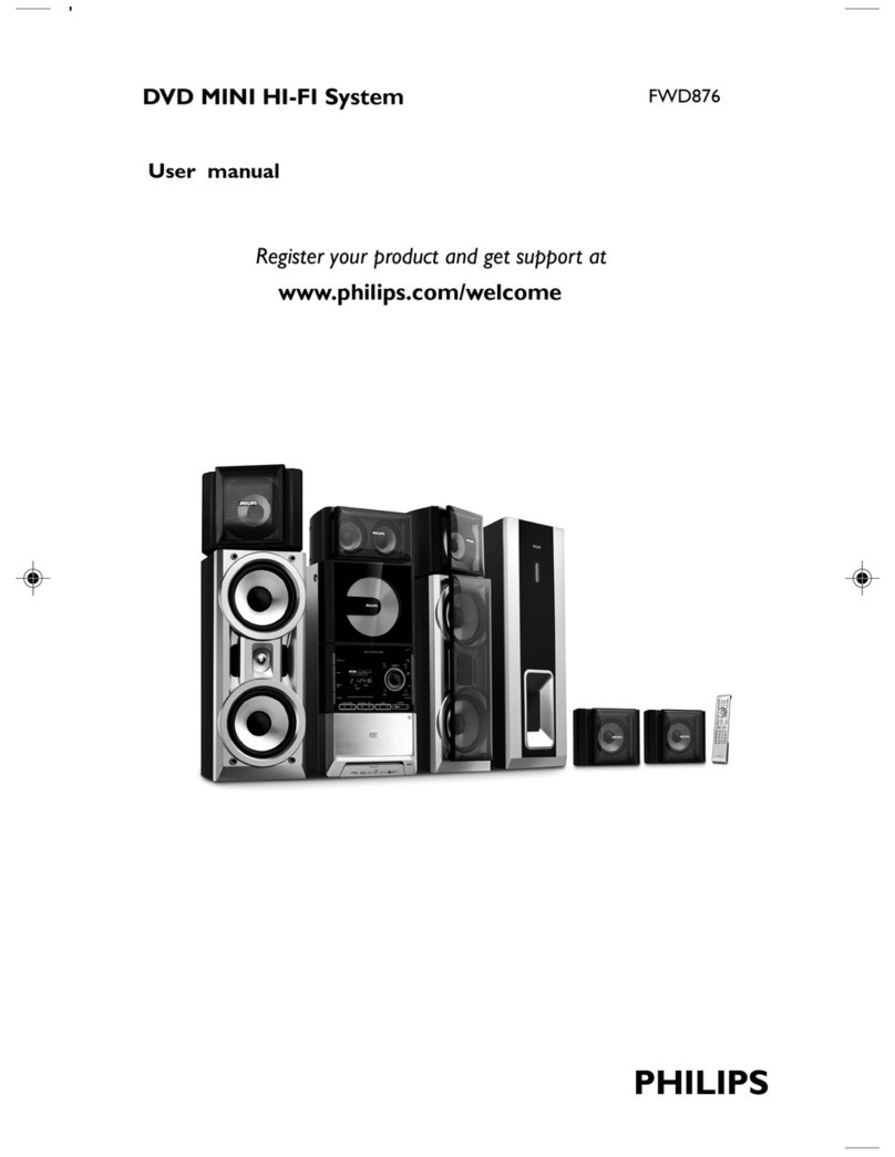 Philips FWD876/55 user manual